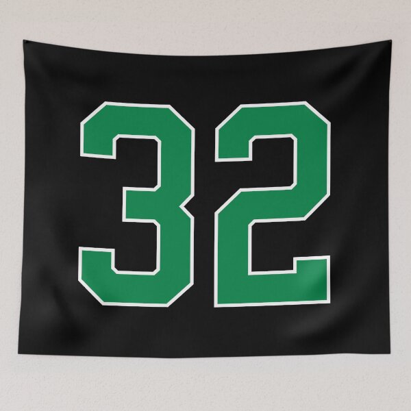 Item preview, 32 number, green lucky sports thirty two designed and sold by ArtIsParty.