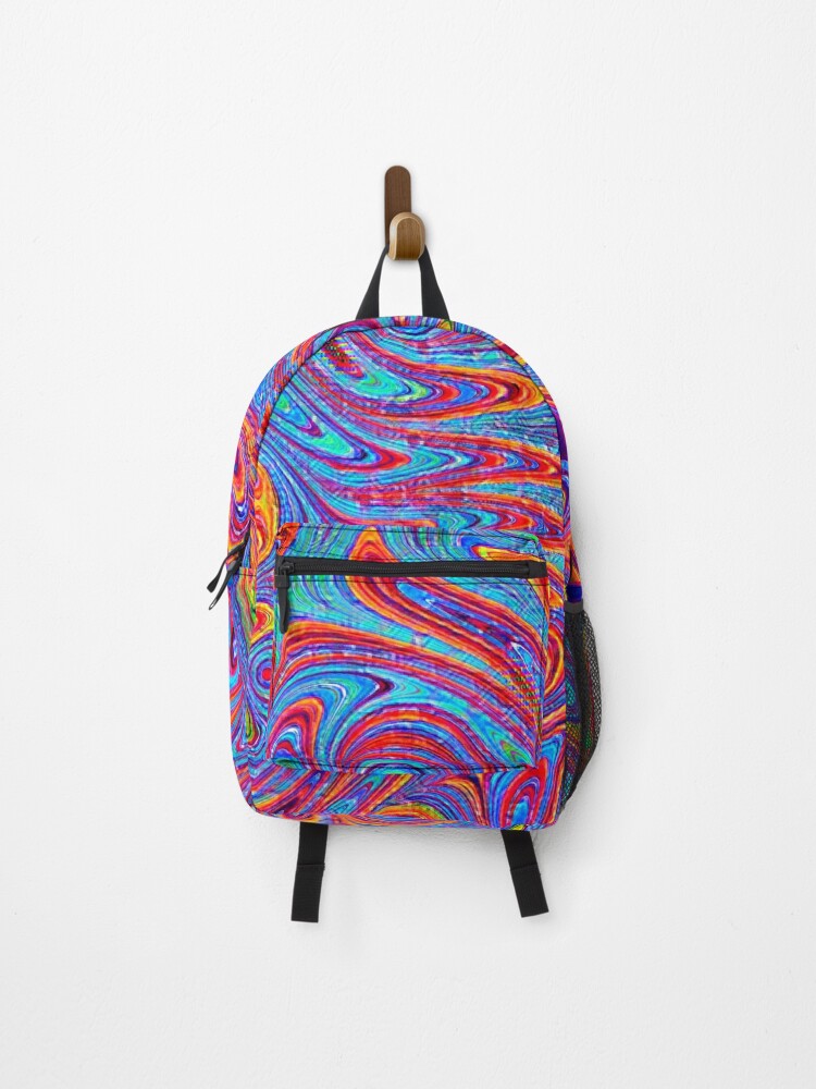 Thumbnail 1 of 3, Backpack, Psychedelic Pattern designed and sold by ramazis.