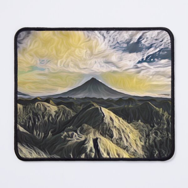 Item preview, Mountain view with paint effects. designed and sold by MerWishes.