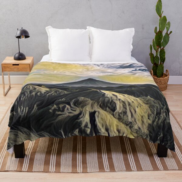 Item preview, Mountain view with paint effects. designed and sold by MerWishes.