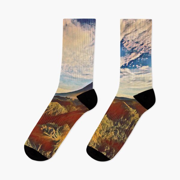 Item preview, Mountain view with paint effects. designed and sold by MerWishes.