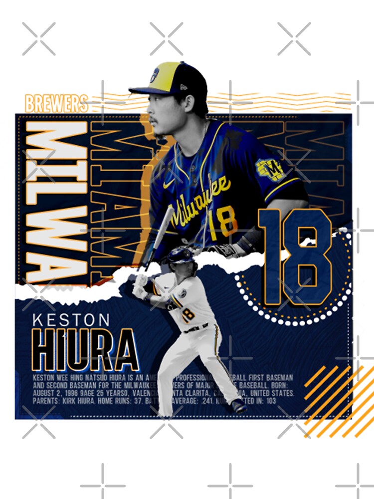 Keston Hiura Baseball | Kids T-Shirt