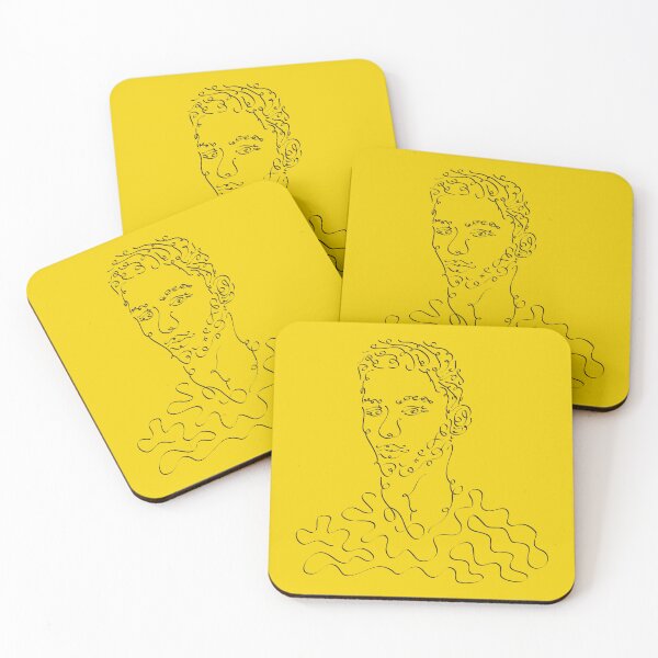 Item preview, A man with a curvy line - line art designed and sold by knappidesign.