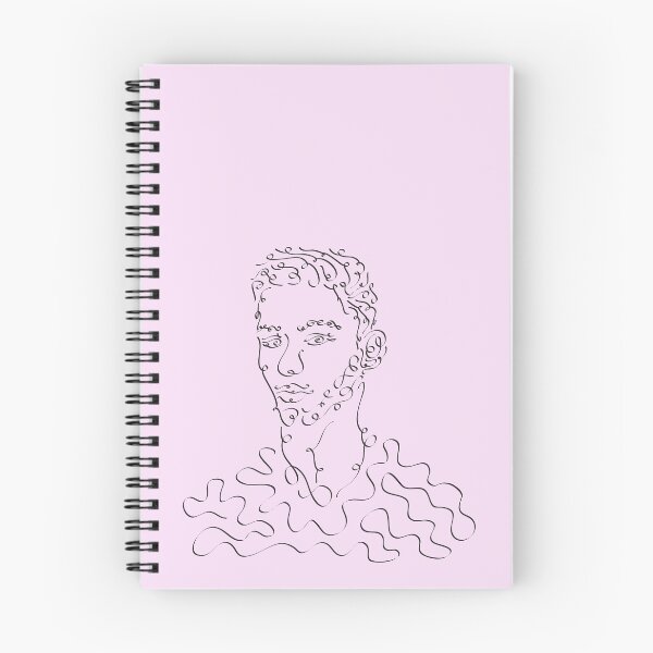 Item preview, A man with a curvy line - line art designed and sold by knappidesign.
