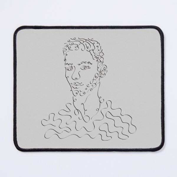 Item preview, A man with a curvy line - line art designed and sold by knappidesign.