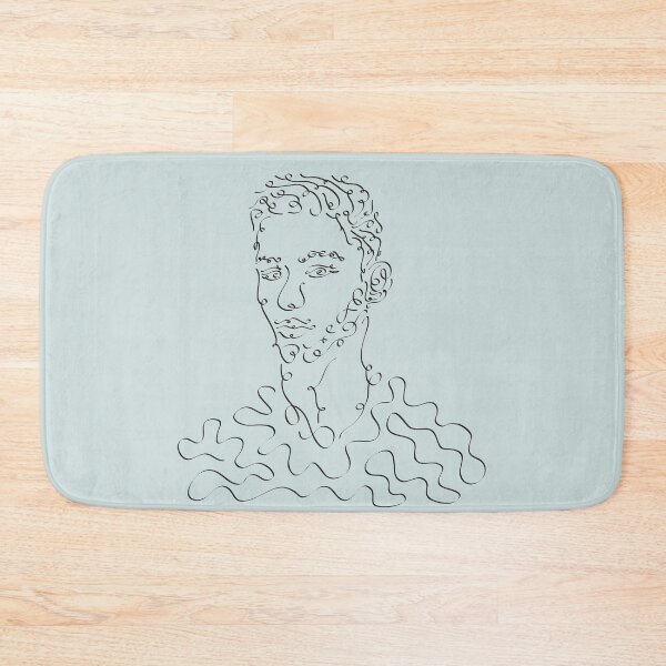 Item preview, A man with a curvy line - line art designed and sold by knappidesign.