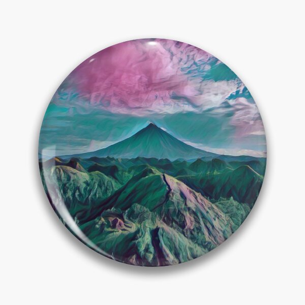 Item preview, Mountain view with paint effects. designed and sold by MerWishes.