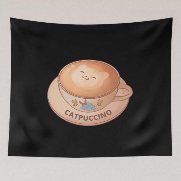 Item preview, Catpuccino for a purrfect morning designed and sold by Sam Artist.