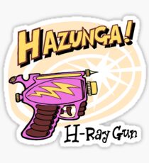 Raygun H Sticker