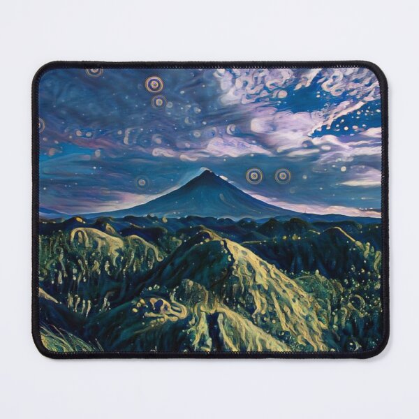 Item preview, Mountain view with paint effects. designed and sold by MerWishes.