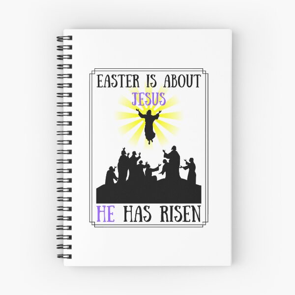 Item preview, Easter Is About Jesus He Has Risen designed and sold by BookOfE.