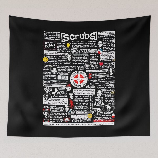 Item preview, Scrubs Quotes designed and sold by ClothingAL1.