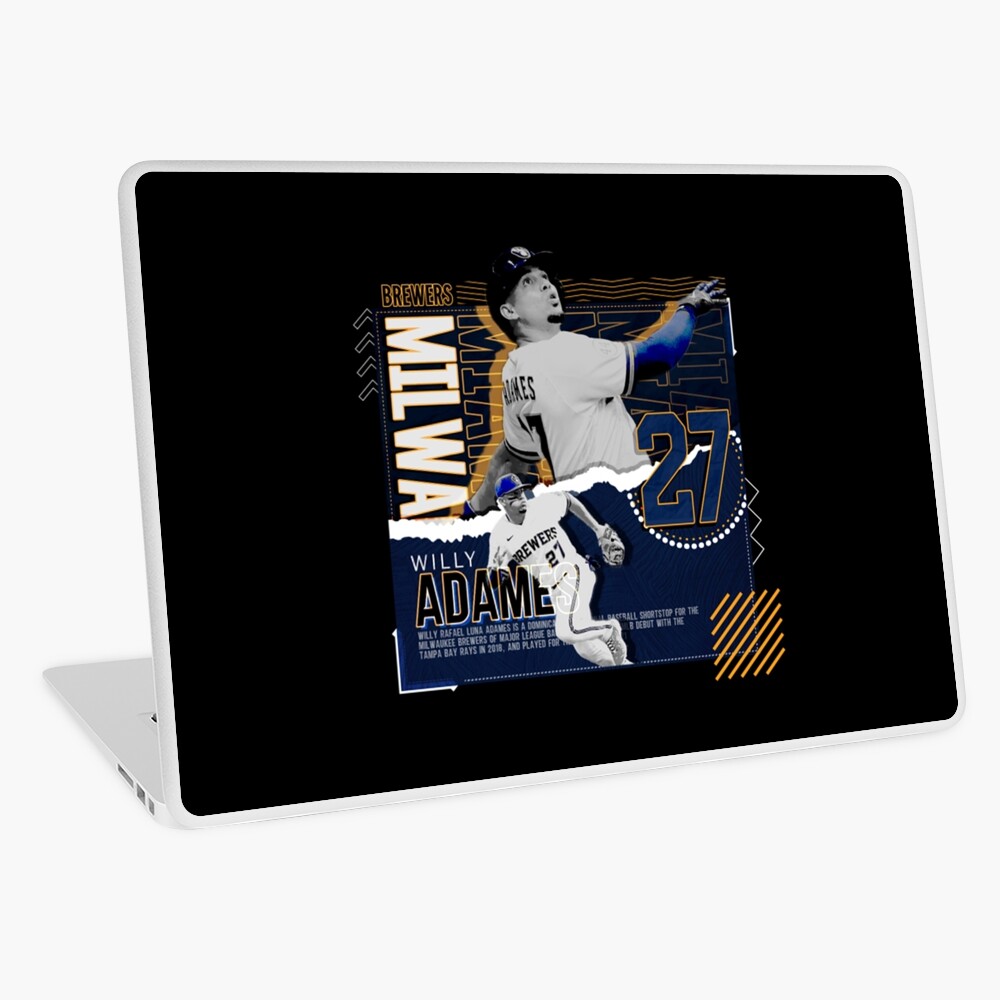 Willy Adames Baseball Edit Tapestries Brewers - Willy Adames - Posters and  Art Prints