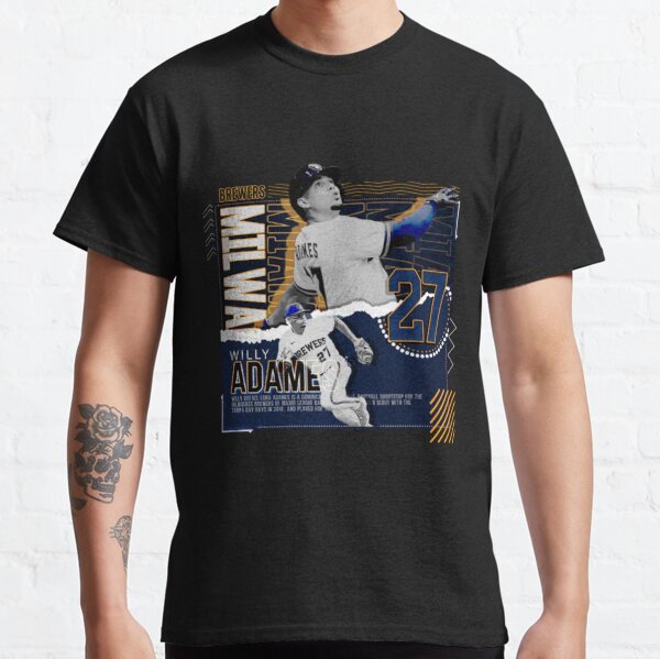 Willy Adames Baseball Edit Tapestries Brewers - Willy Adames - Posters and  Art Prints