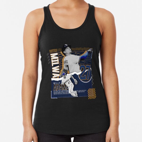 Rinkha Willy Adames Baseball Paper Poster Brewers 5 T-Shirt