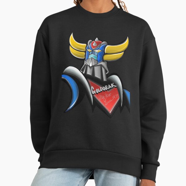 Sweat-shirt Goldorak - Manches Longues - Coupe Classique - Collection Officielle Années 80 - Pour Fans De Manga Et Rétro