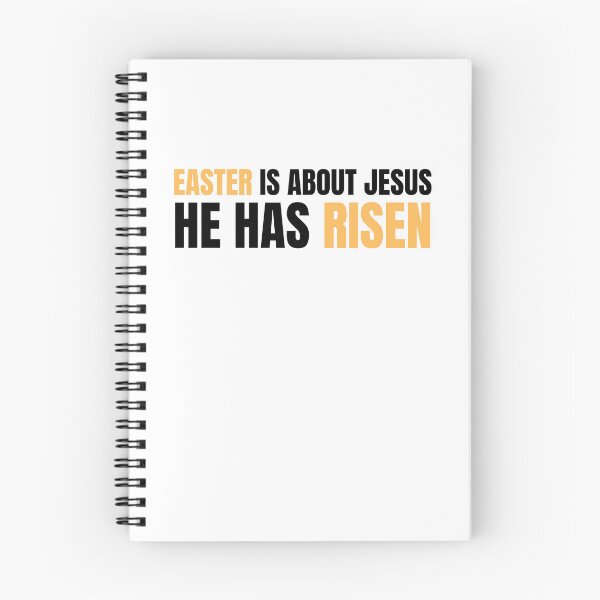 Item preview, Easter Is About Jesus He Has Risen designed and sold by BookOfE.