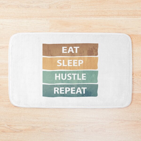 Item preview, Eat Sleep Hustle Repeat - Eat Don't Sleep overthink Hustle Repeat designed and sold by MOONINSPIRATION.