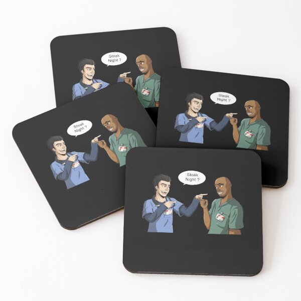 Item preview, Steak Night of J.D. and Turk (Scrubs) designed and sold by ClothingAL1.