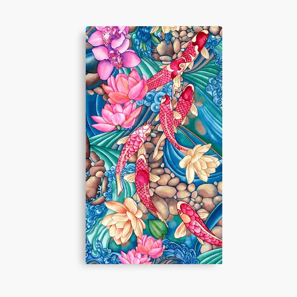 Koi Pond Canvas Print