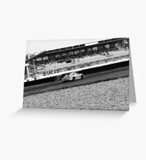Porsche Black and White Greeting Card