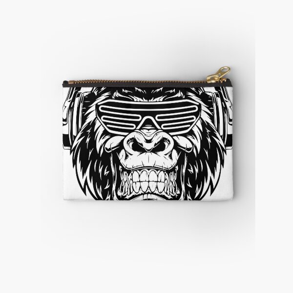Item preview,  Ferocious gorilla in headphones designed and sold by Rozgani.