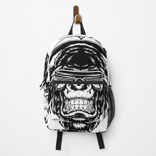 Item preview, Ferocious gorilla in headphones designed and sold by Rozgani.