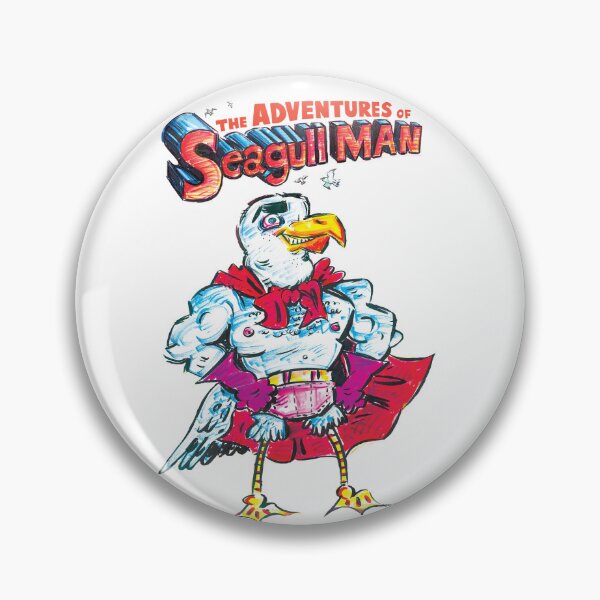 Item preview, SEAGULL MAN - Hero Pose designed and sold by Seagull Man Adventures.