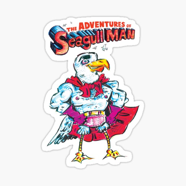 SEAGULL MAN - Hero Pose Sticker