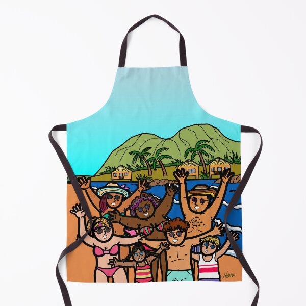 Item preview, Group of diversity people on tropical beach island summer vacation designed and sold by Nalidsa Sukprasert.