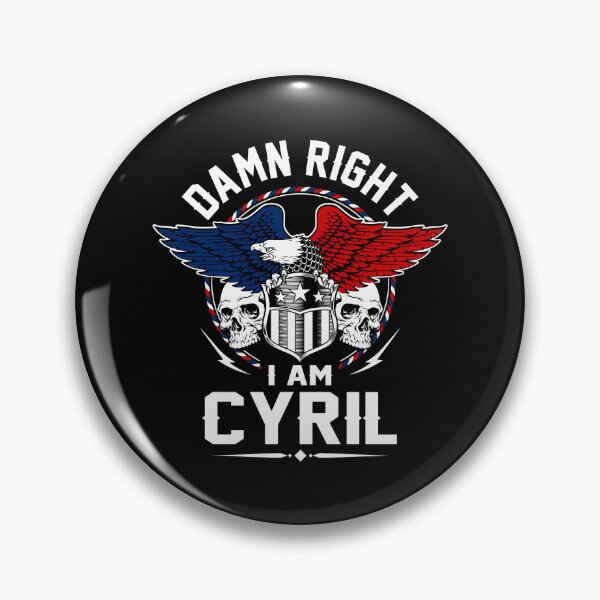 Artikelvorschau, Cyril Name T Shirt - verdammt richtig, ich bin Cyril Geschenkartikel T-Shirt entworfen und verkauft von celiagomez456.