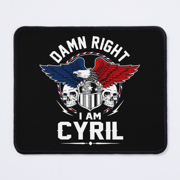 Item preview, Cyril Name T Shirt - Damn Right I Am Cyril Gift Item Tee designed and sold by celiagomez456.