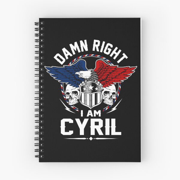 Item preview, Cyril Name T Shirt - Damn Right I Am Cyril Gift Item Tee designed and sold by celiagomez456.