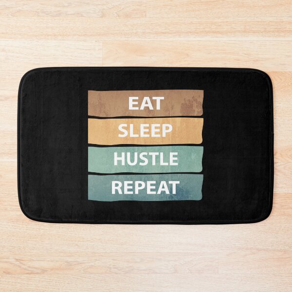 Item preview, Eat Sleep Hustle Repeat - Eat Don't Sleep overthink Hustle Repeat designed and sold by MOONINSPIRATION.
