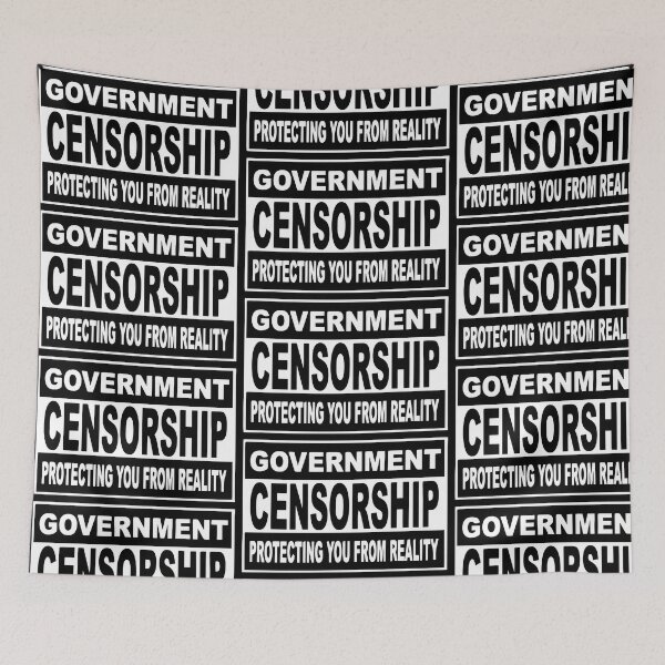 Item preview, Government Censorship - Protecting You From Reality designed and sold by ChatNoir01.