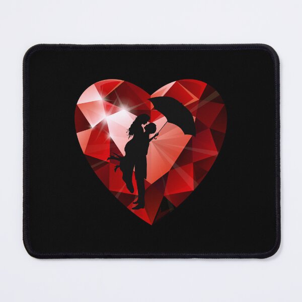 Item preview, A Priceless Love (Ruby Red on Black) designed and sold by PawsitiveMum.