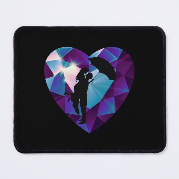 Item preview, A Priceless Love (Iridescent Purple/Aqua on Black) designed and sold by PawsitiveMum.