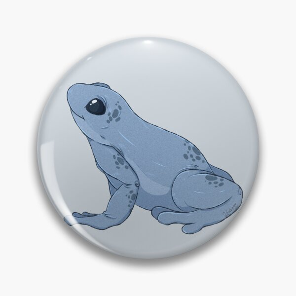 Item preview, Blue frog designed and sold by dinosaphira99.