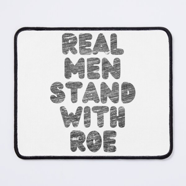 Item preview, Real men stand with roe brushed metal designed and sold by Zevy-Darling.