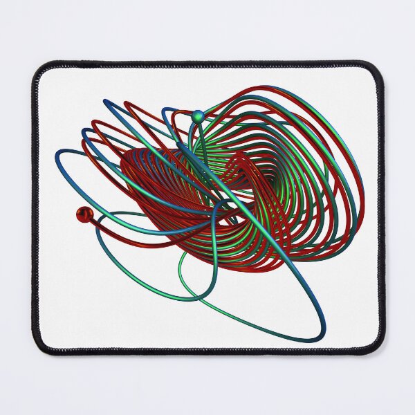 Item preview, Chaotic Attractor Nose-Hoover #8 , Butterfly Effect, Chaos Theory. designed and sold by thinkeccel.