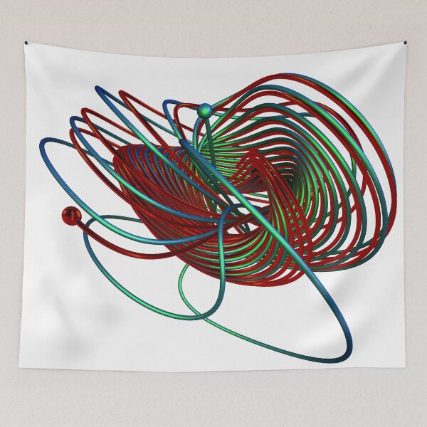 Item preview, Chaotic Attractor Nose-Hoover #8 , Butterfly Effect, Chaos Theory. designed and sold by thinkeccel.