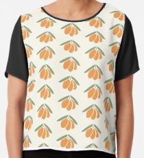 Sea buckthorn pattern Chiffon Top
