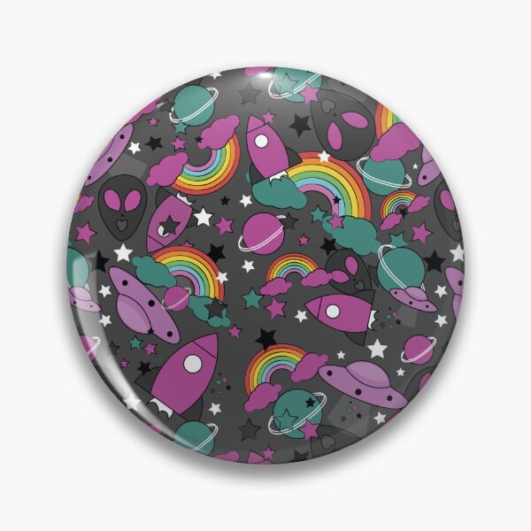 Item preview, Cute UFO seamless pattern designed and sold by CarnageC.