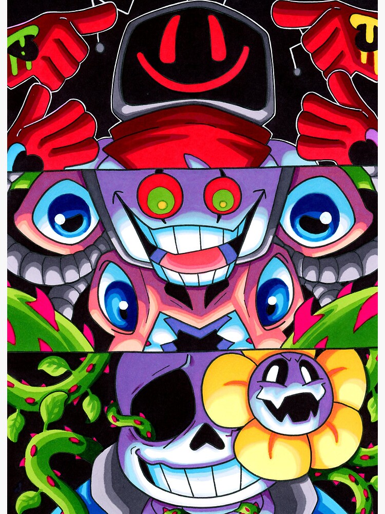 Flowey Undertale | Art Board Print