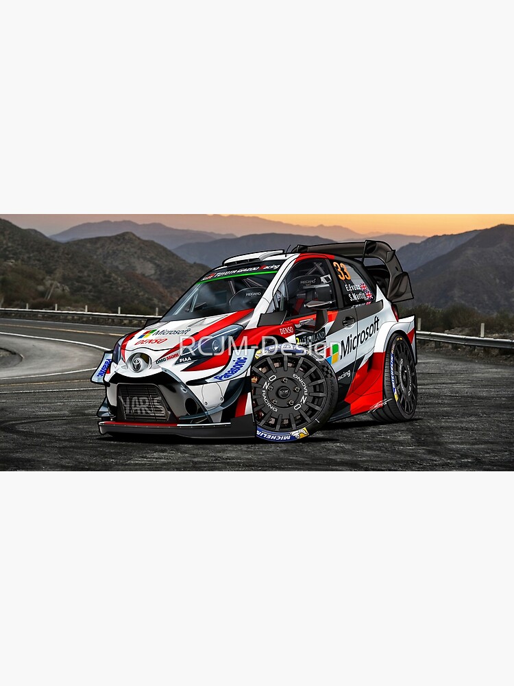 Toyota Yaris Wrc Rally Of Sweden Greeting Card For Sale By Rcjm Design Redbubble