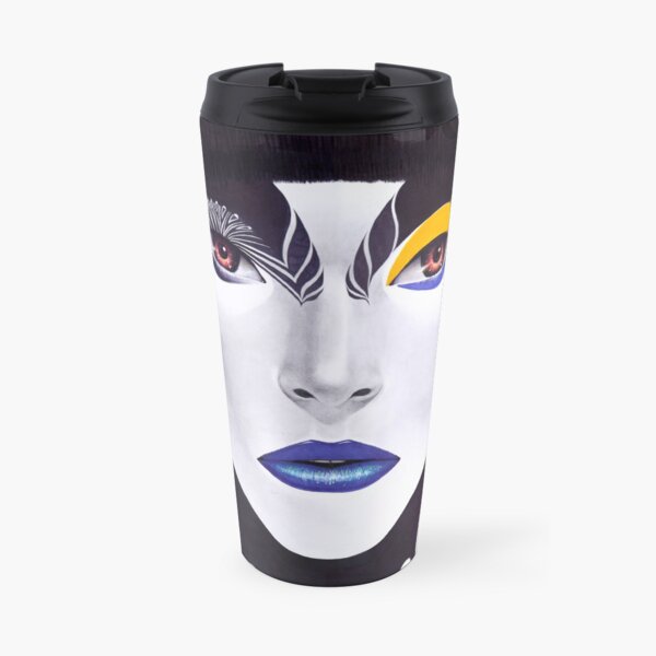 Blue Lip Travel Mug
