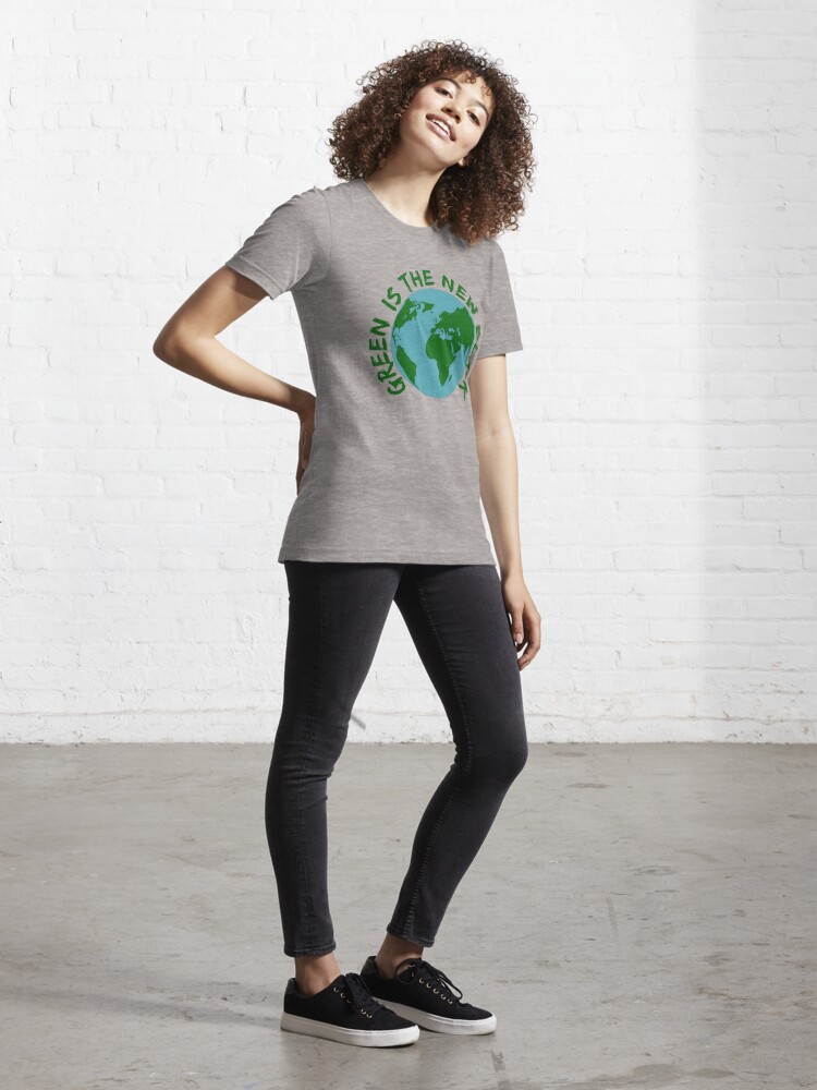 Green Is The New Black eco environmentalist Essential T Shirt