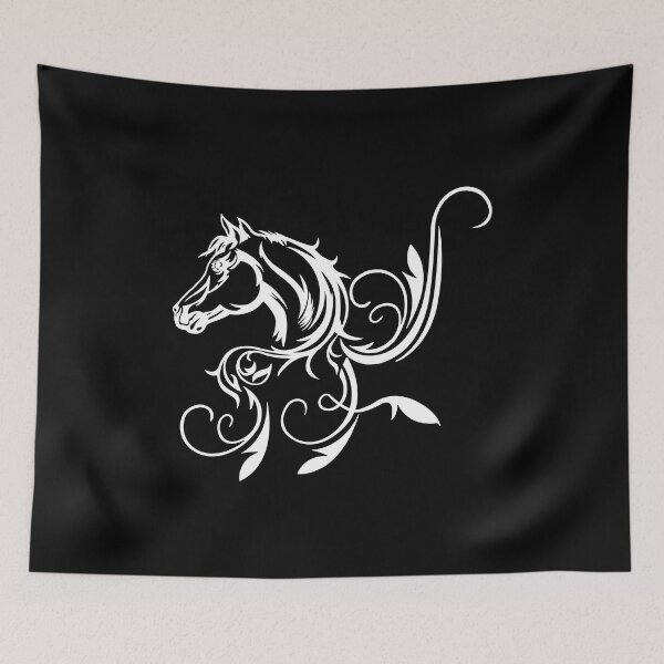 Item preview, Horse and feathers designed and sold by pnkpopcorn.