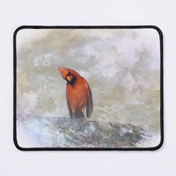 Item preview, The Inquisitive Male Northern Cardinal designed and sold by PhotosBySusanne.