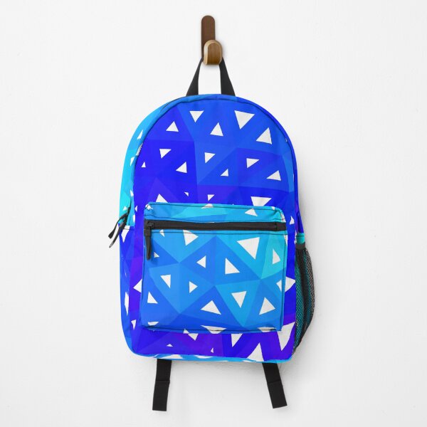 Item preview, Aqua to Blue Wire-frame Geometric Triangles Pattern Design designed and sold by patternsoup.